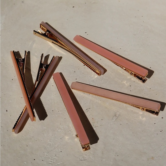 NWT Zaxie Mixed Lucite Bar Clips (6) - Picture 5 of 13